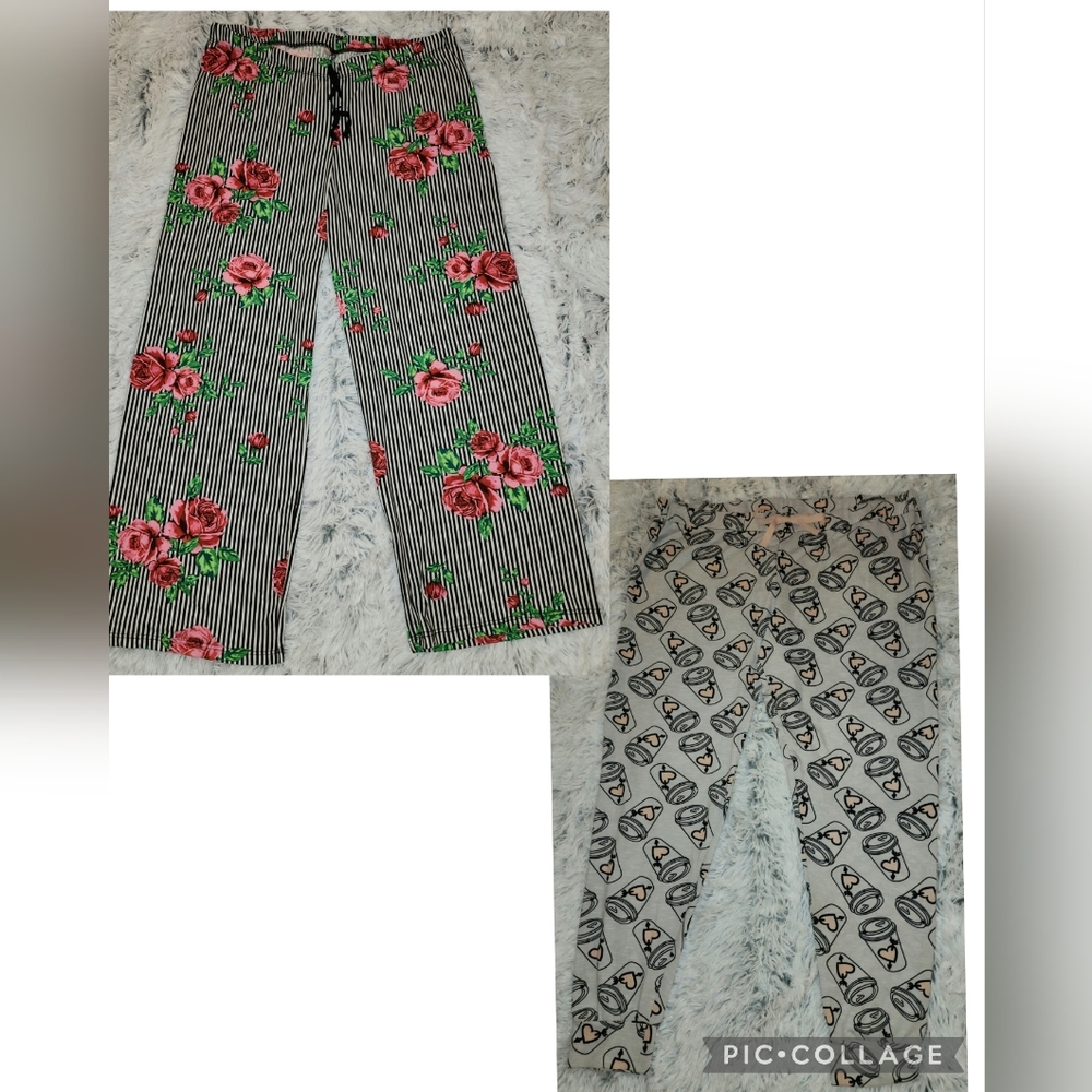 LOT OF 2 SIZE 3X PAJAMA LOUNGEWEAR PANTS